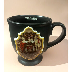 Disney | VILLIANS. Essence of Beauty | Oversize Texture Black Mug | NWD